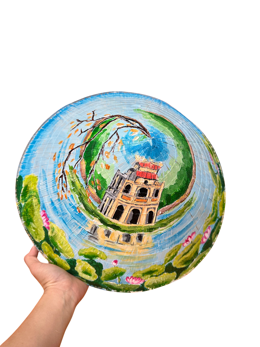 Hand-painted Vietnamese conical hat - Blind Box
