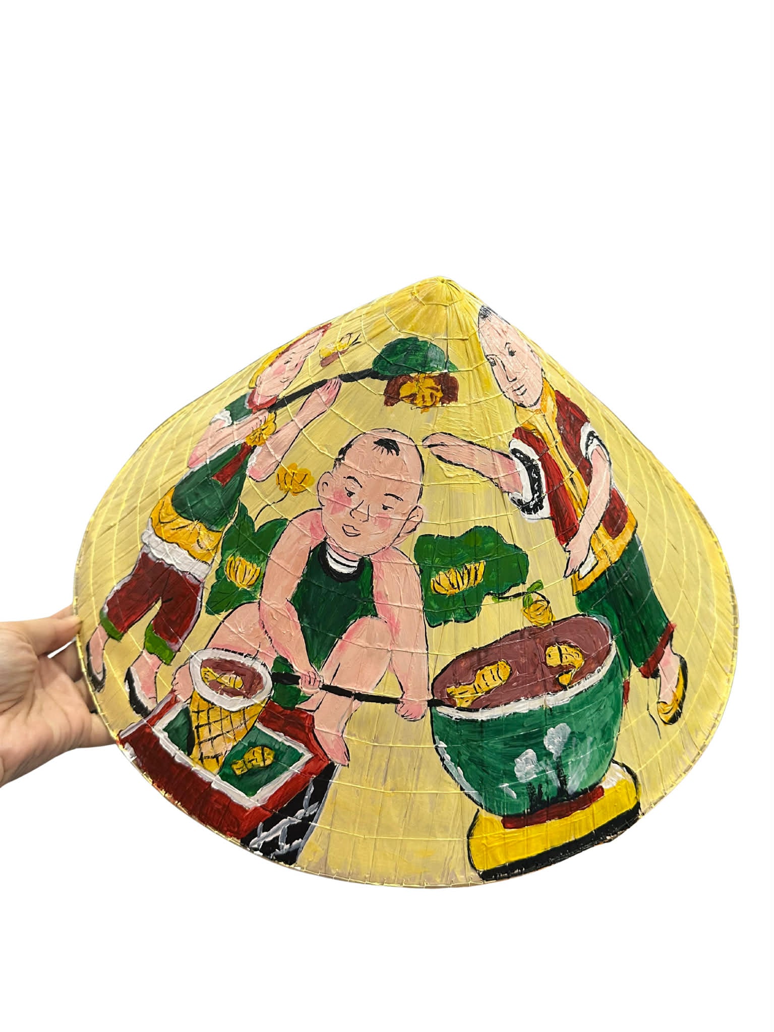 Hand-painted Vietnamese conical hat - Blind Box