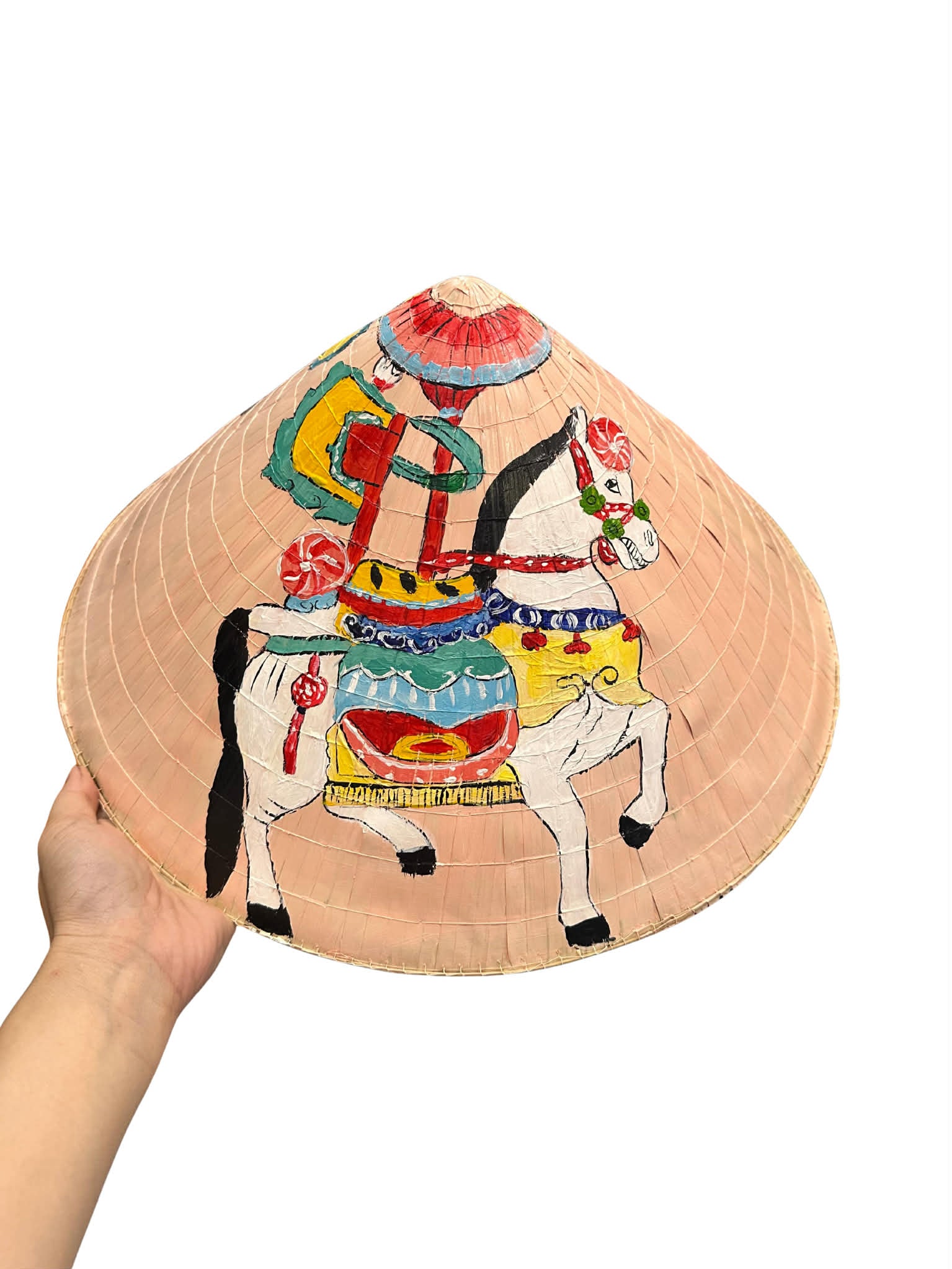 Hand-painted Vietnamese conical hat - Blind Box